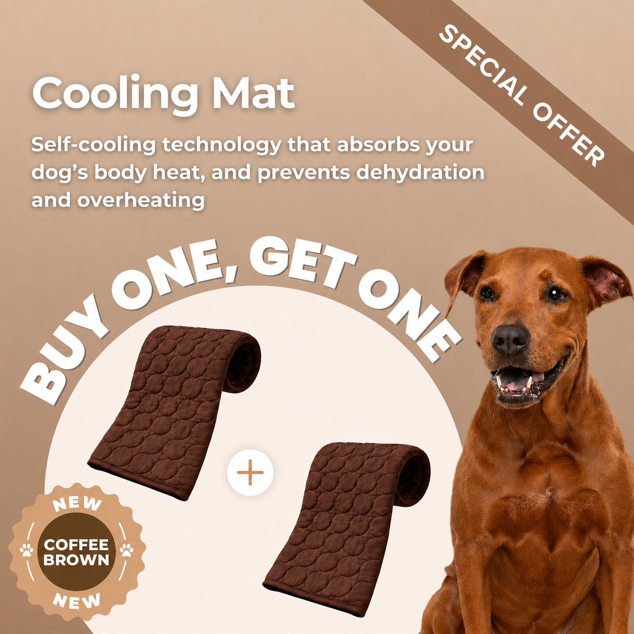 Dog Cooling Mat for Summer | Cooling Pet Mat for Dogs